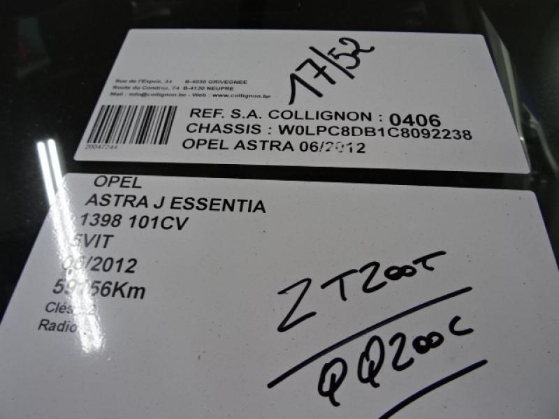 Opel ASTRA J 10 - 15 5P/D 