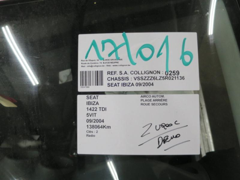 Seat IBIZA MK3 (6L1) 6/02 - 08 