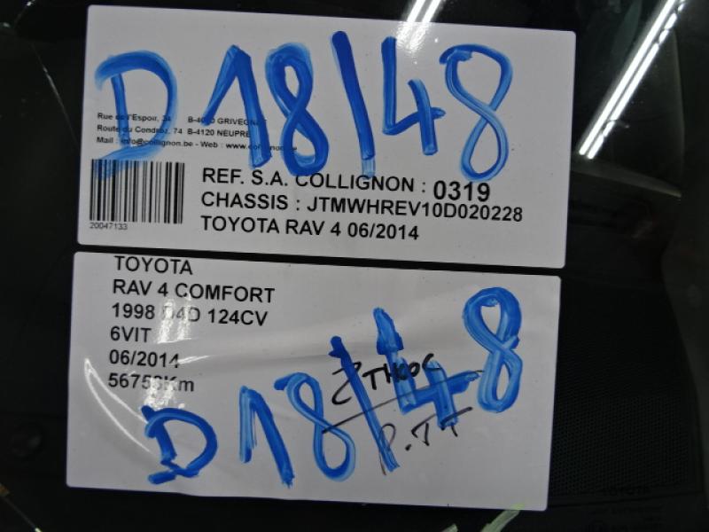Toyota RAV 4 01/13 - 15 