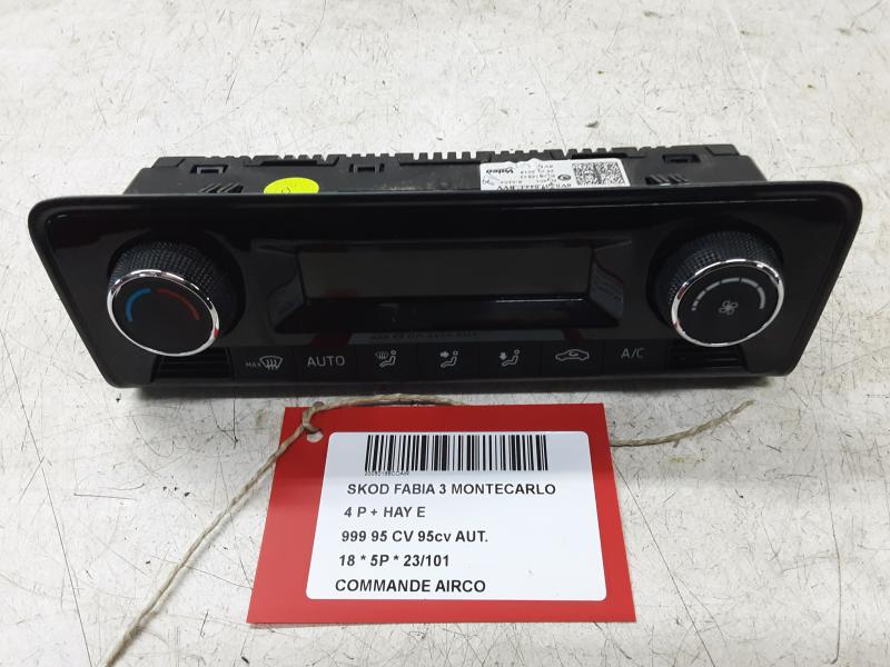COMMANDE D'AIRCO Skoda FABIA (NJ) MK3 10/14 -9/18