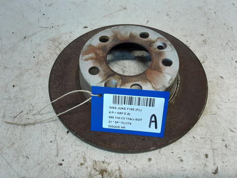 REMSCHIJF ACHTER Nissan JUKE 8/19+
