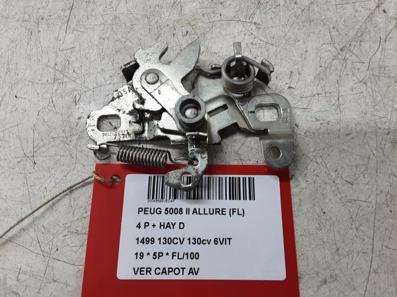 VERGRENDELING MOTORKAP Peugeot 5008 6/17+