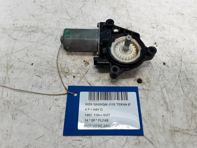 MOTOR RUITMECHANISME ACHTER RECHTS Nissan QASHQAI 2/14 - 17 J11