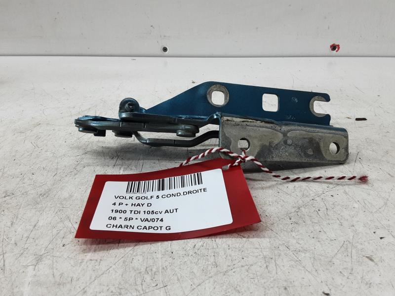 CHARNIERE DE CAPOT GAUCHE Vw GOLF V 11/03 - 08