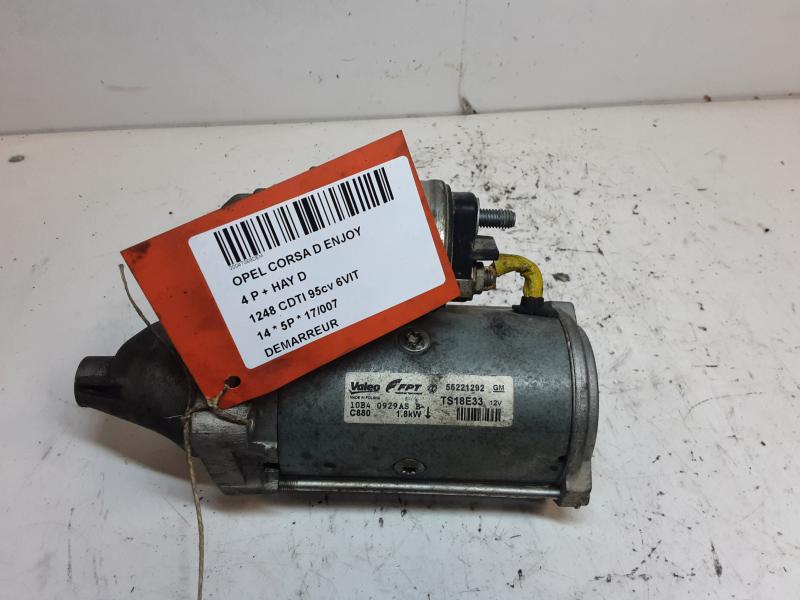 STARTMOTOR Opel CORSA D 01/11 - 15